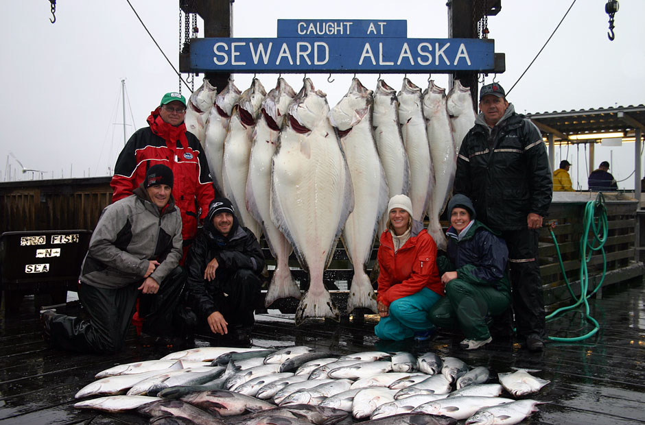 Halibut Silver Salmon Combo Fishing
